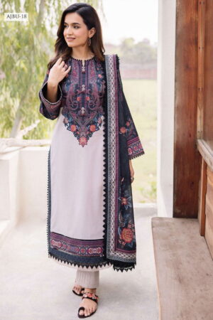 Asim Jofa Jp24 18 Prints Vol 2 Premium Lawn Collection