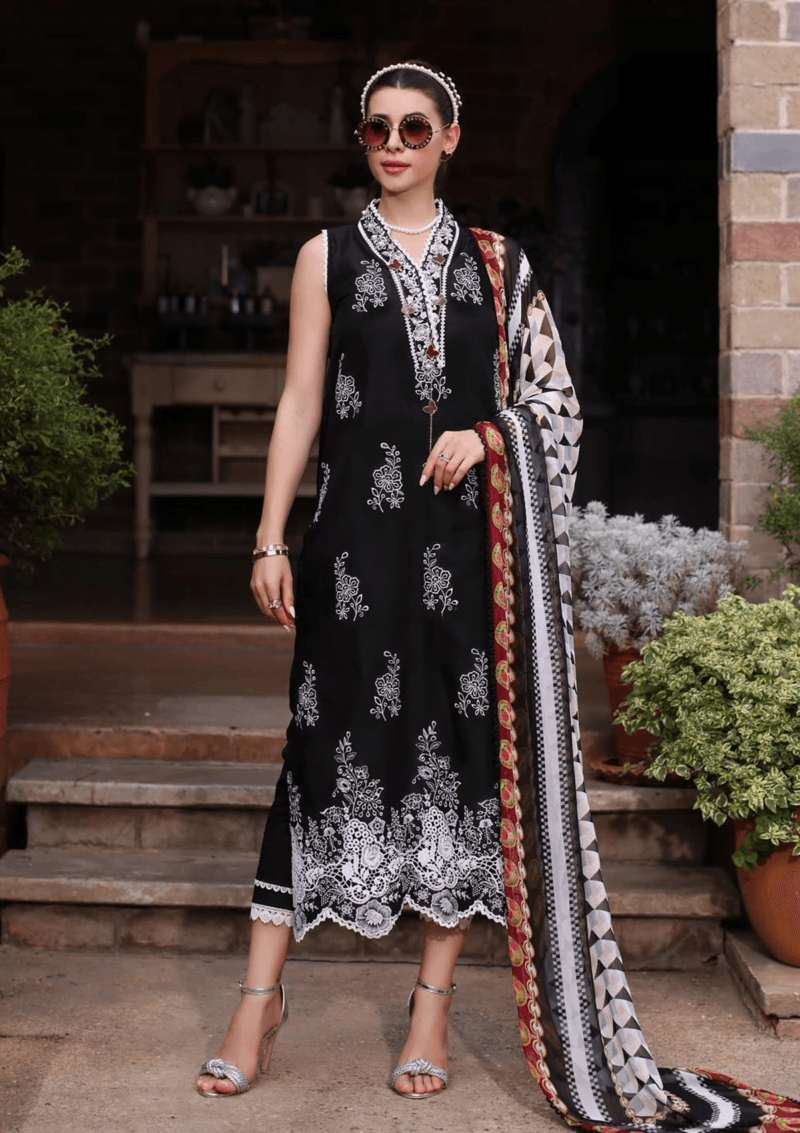 Noor By Saadia Asad Eid Luxe Printkari Nl24 06 Lawn Collection 24