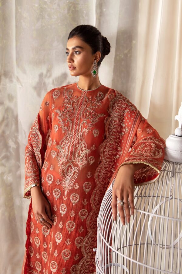 Farasha Shadow Berry Embroidered Lawn Ss 24 Collection 24