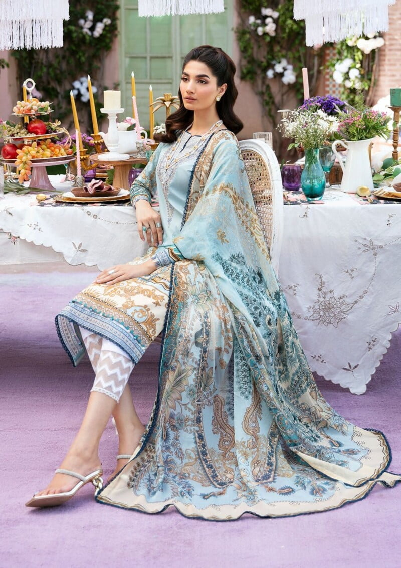 Gulaal Summer Glow Gg24 03 Esmeray Lawn Collection