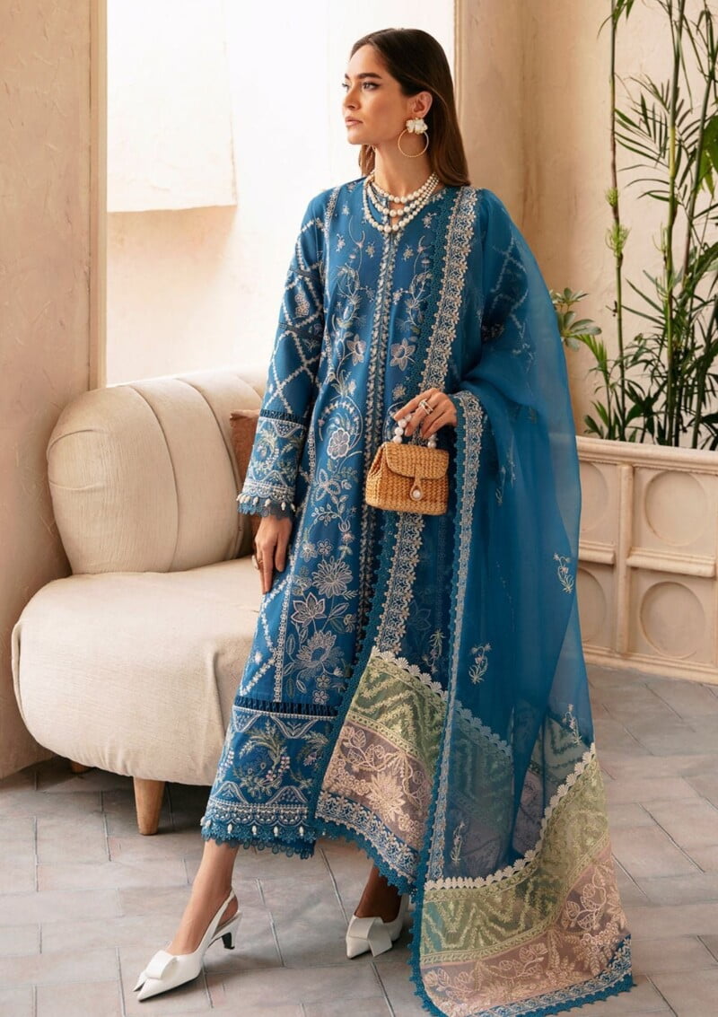 Afrozeh D 06 Amelia Cascade Lawn Collection