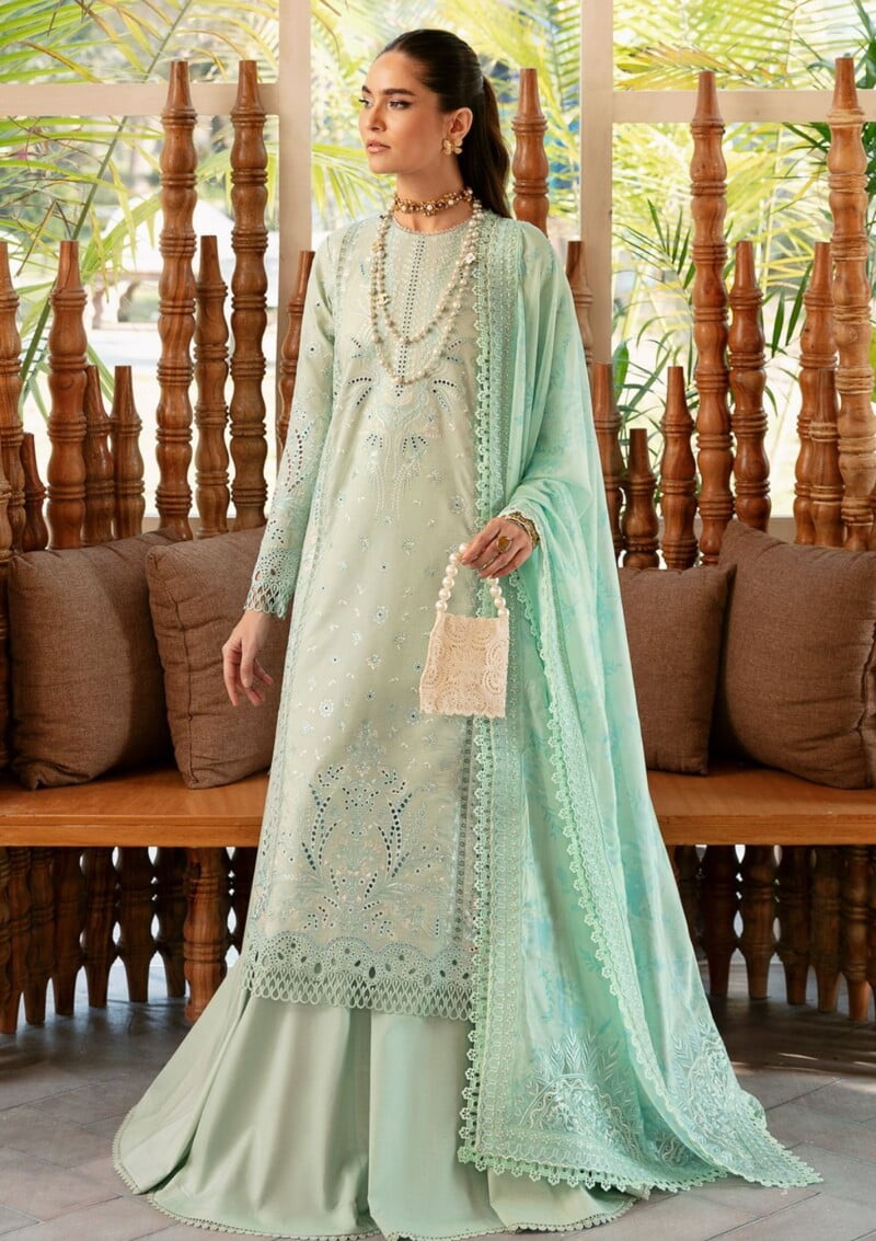 Afrozeh D 07 Willow Cascade Lawn Collection