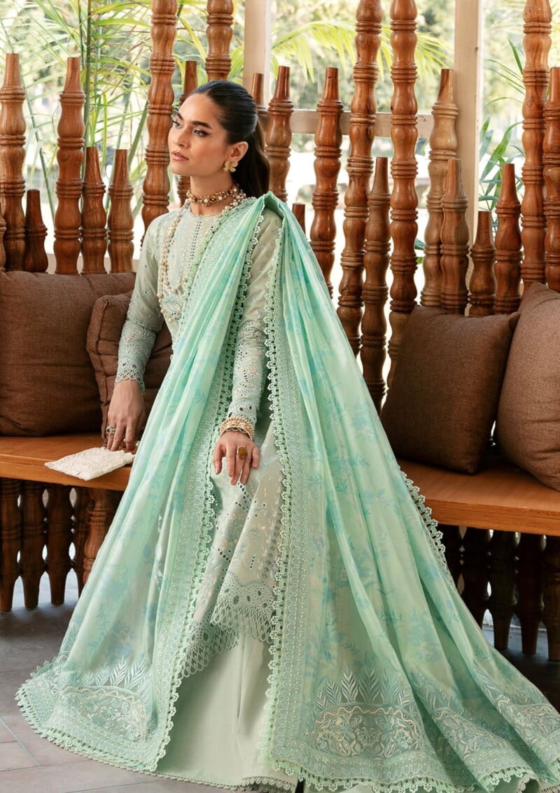 Afrozeh D 07 Willow Cascade Lawn Collection