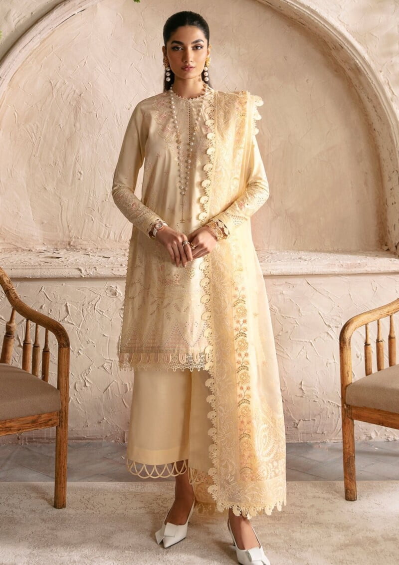 Afrozeh D 08 Claire Cascade Lawn Collection