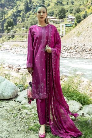 Safwa Clara Premium Caa-02 Premium Embroidered Cotton Lawn Collection 2024