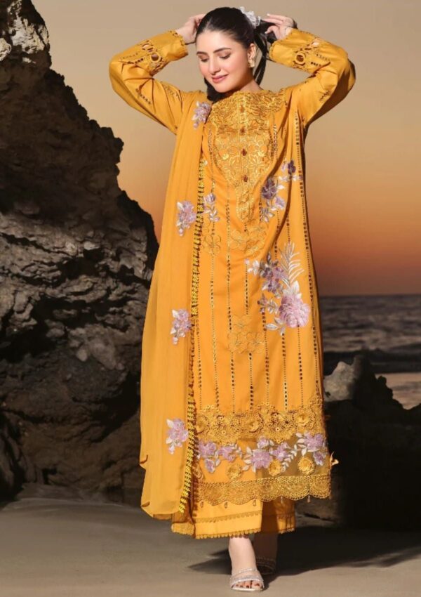 Humdum Afsoon Ap24 07 Lawn Collection