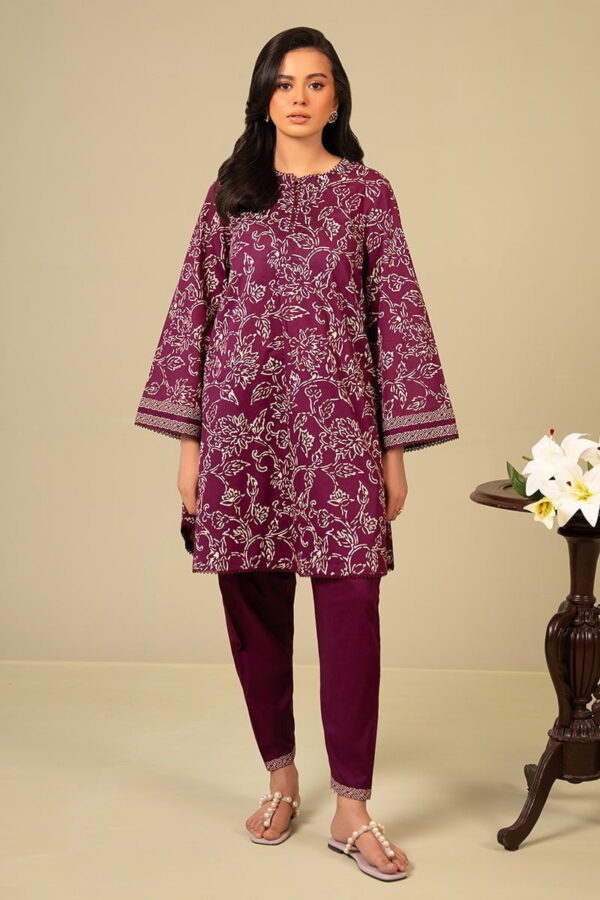 Cross Stitch Purple Haze 2 Piece Printed Suit