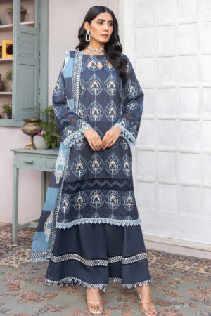 Humdum Rang E Noor Hrn 02 Lawn Collection