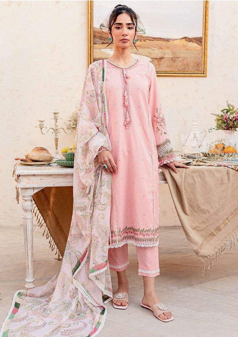 Zoya N Fatima Raha Lawn 24 ZR 01 AIZA Lawn Collection 24