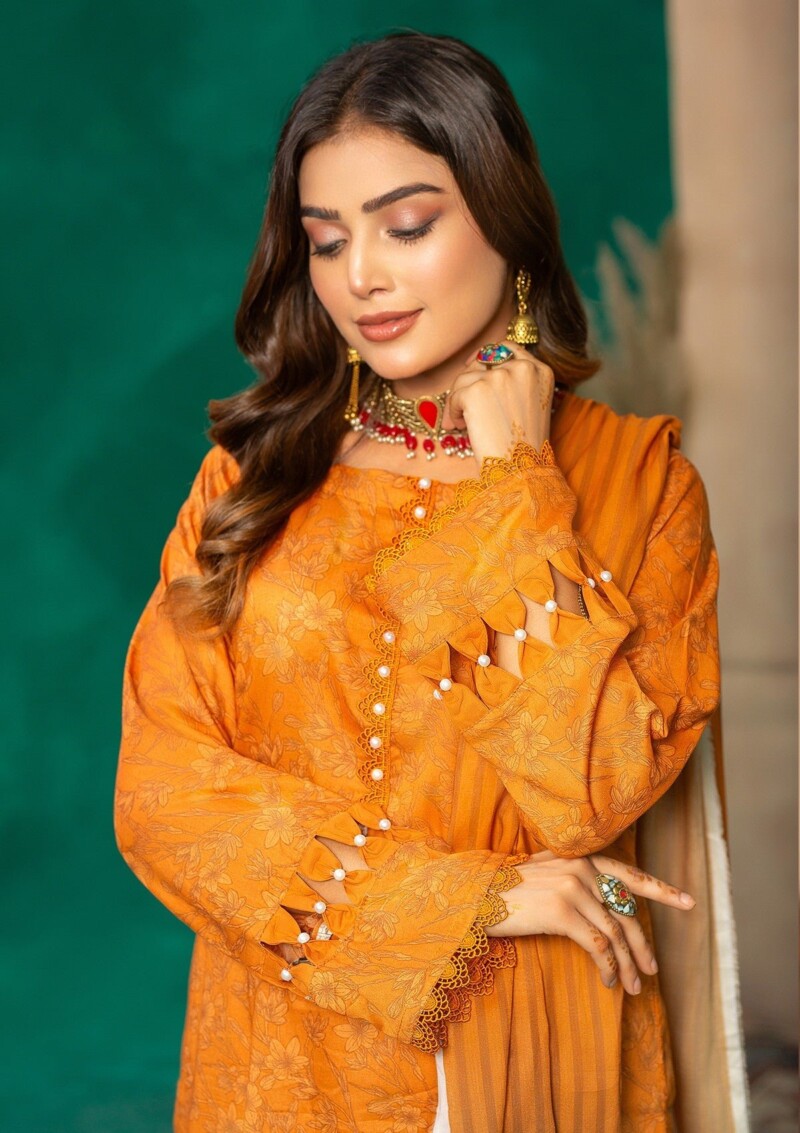 Humdum Ha24 07 Aangan Lawn Collection