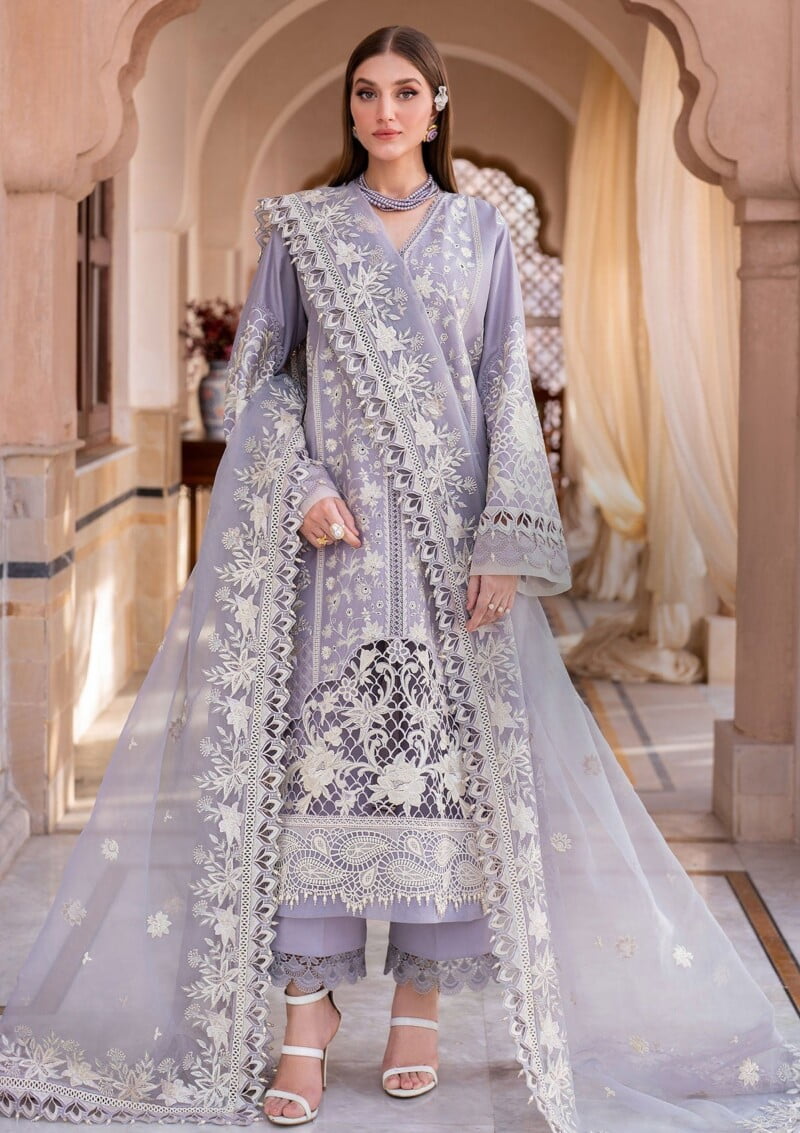 Akbar Aslam Hayat Eid D 125 Mist Lawn Collection 24