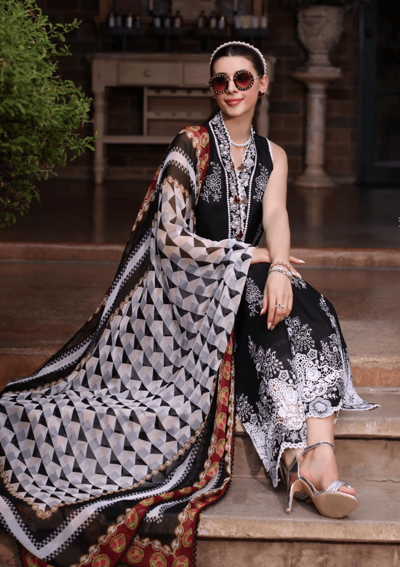 Noor By Saadia Asad Eid Luxe Printkari Nl24 06 Lawn Collection 24