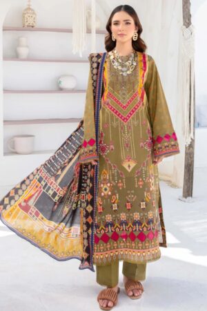 Humdum Saira Bano Hb24 07 Lawn Collection