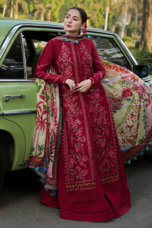 Hussain Rehar Ss 24 D 497 Shein Lawn Collection