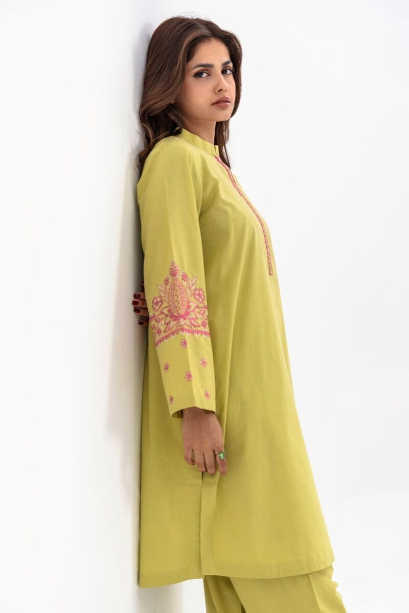 Charizma 2 Pc Embroidered Cotton Shirt With Trouser Cnp 3 239