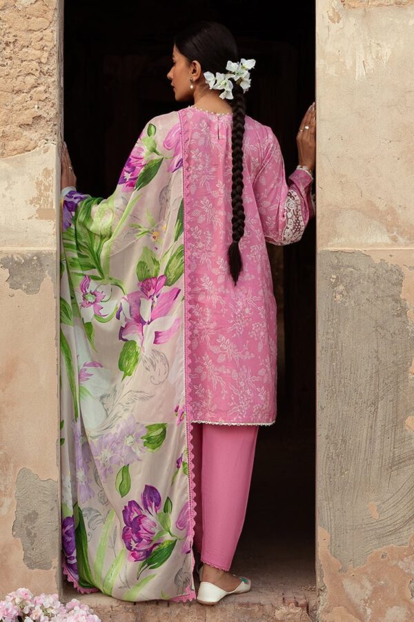 Cross Stitch Coral Floret 3 Piece Lawn Printed Suit