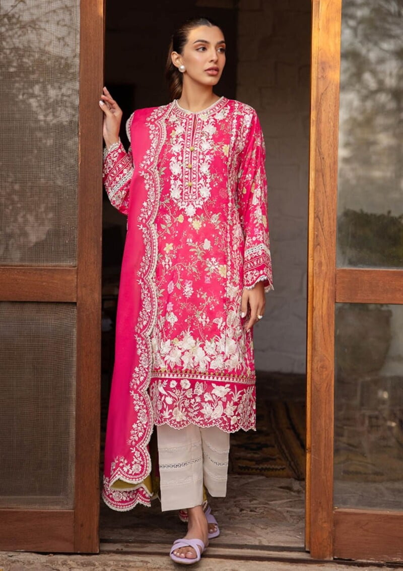 Zaha Unstitched Zl24 12A Lawn Collection 24