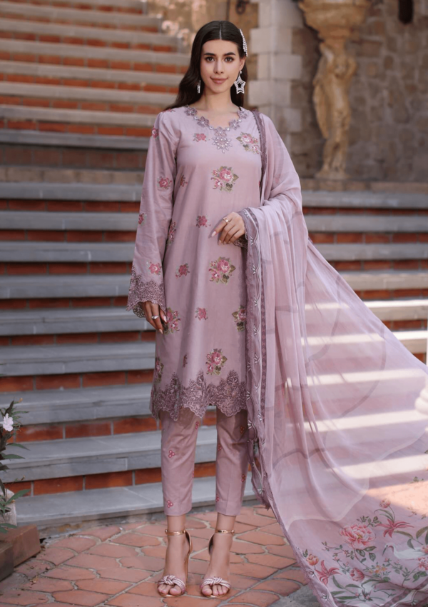 Noor By Saadia Asad Eid Luxe Printkari Nl24 04 Lawn Collection 24