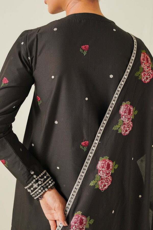 Cross Stitch Midnight Melody 3 Piece Embroidered Lawn Suit