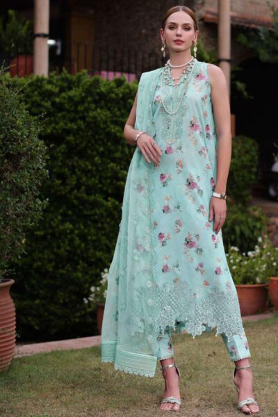 Noor By Saadia Asad Eid Luxe Printkari NL24 05 Lawn Collection 24