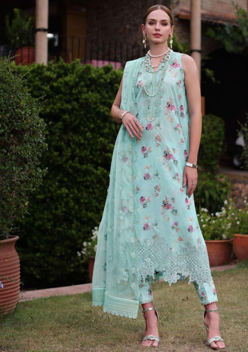 Noor By Saadia Asad Eid Luxe Printkari Nl24 05 Lawn Collection 24