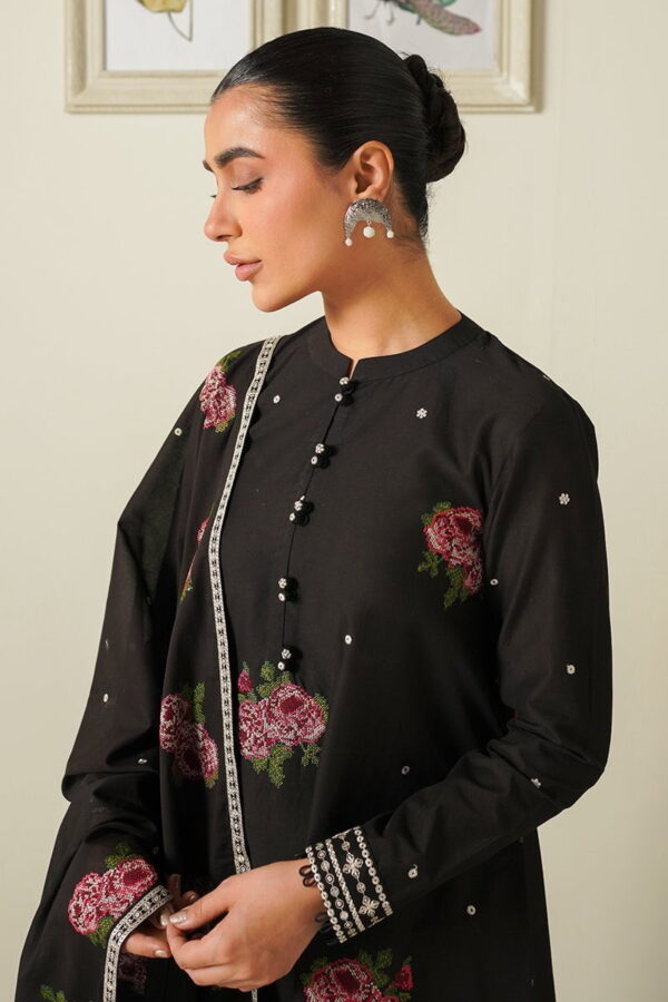 Cross Stitch Midnight Melody 3 Piece Embroidered Lawn Suit