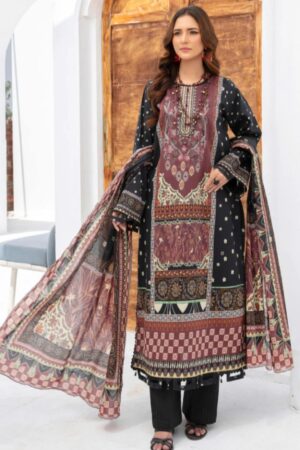 Humdum Saira Bano Hb24 10 Lawn Collection