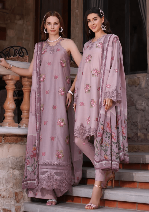 Noor By Saadia Asad Eid Luxe Printkari Nl24 04 Lawn Collection 24