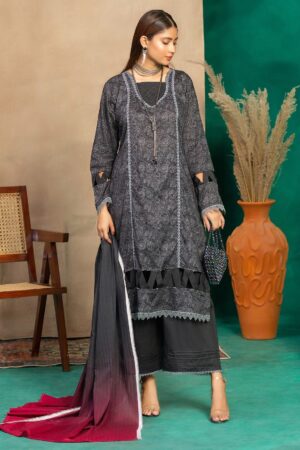 Humdum Ha24 09 Aangan Lawn Collection