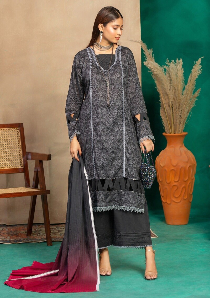 Humdum Ha24 09 Aangan Lawn Collection