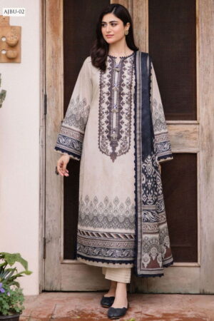 Asim Jofa Jp24 02 Prints Vol 2 Premium Lawn Collection