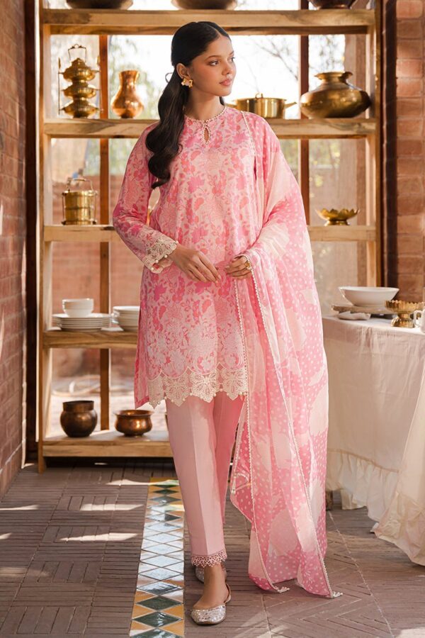 Cross Stitch Rose Glint 3 Piece Embroidered Lawn Suit