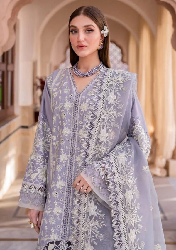 Akbar Aslam Hayat Eid D 125 Mist Lawn Collection 24