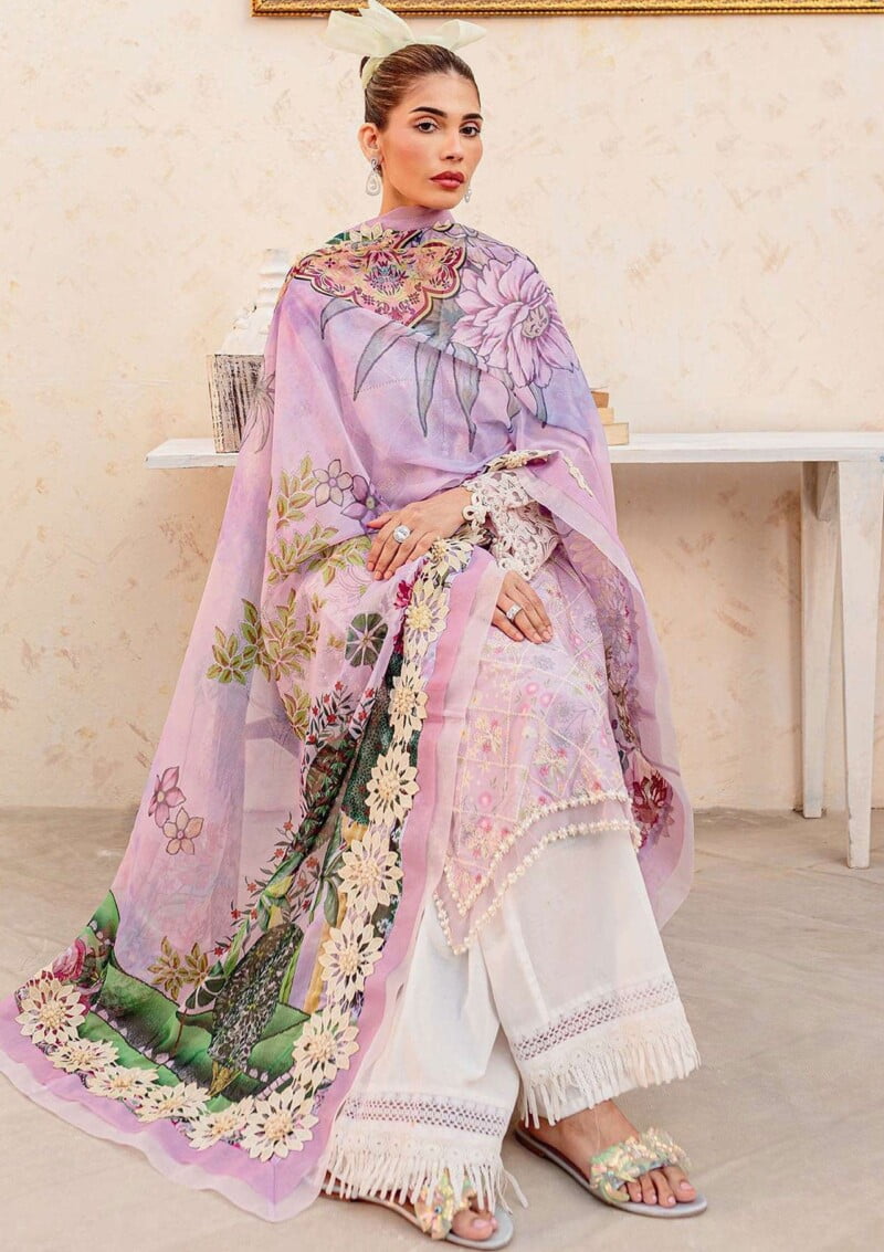 Zoya N Fatima Raha Lawn 24 ZR 02 ISHA Lawn Collection 24