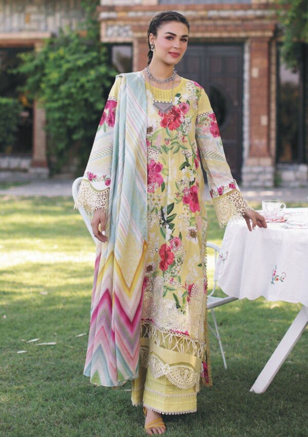 Elaf Premium Print Chikankari Epc24 06 B Oasis Lawn Collection