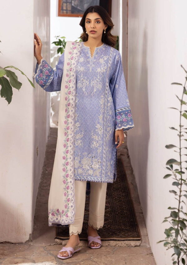 Zaha Unstitched Zl24 15B Lawn Collection 24