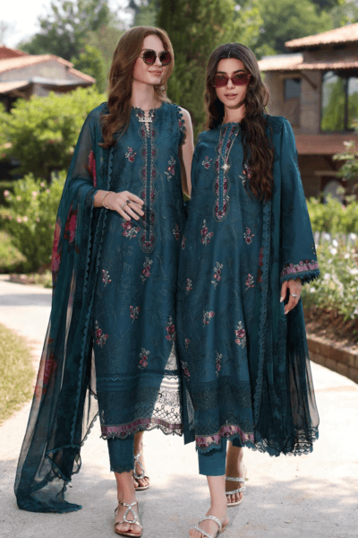 Noor By Saadia Asad Eid Luxe Printkari NL24 09 Lawn Collection 24