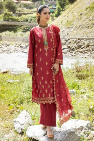 Safwa Clara Premium Caa-07 Premium Embroidered Cotton Lawn Collection 2024