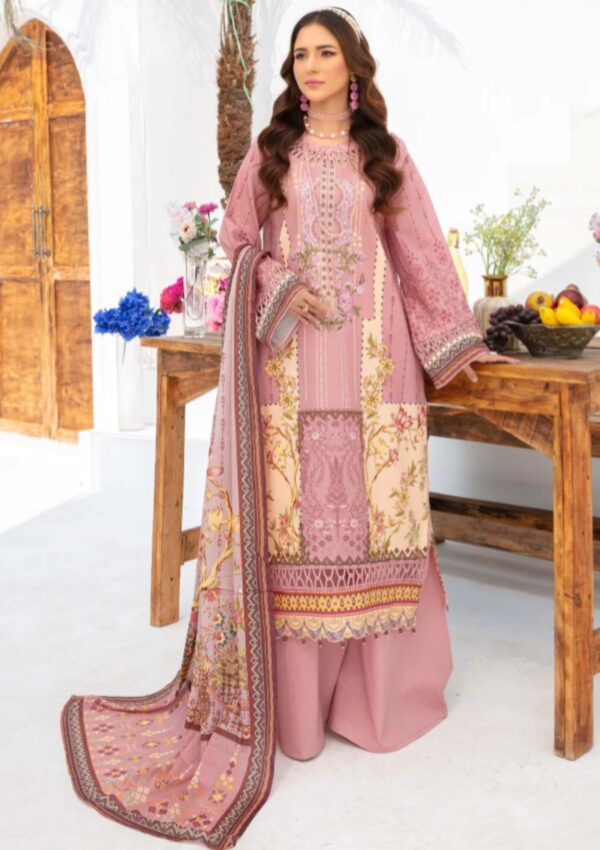 Humdum Saira Bano Hb24 02 Lawn Collection