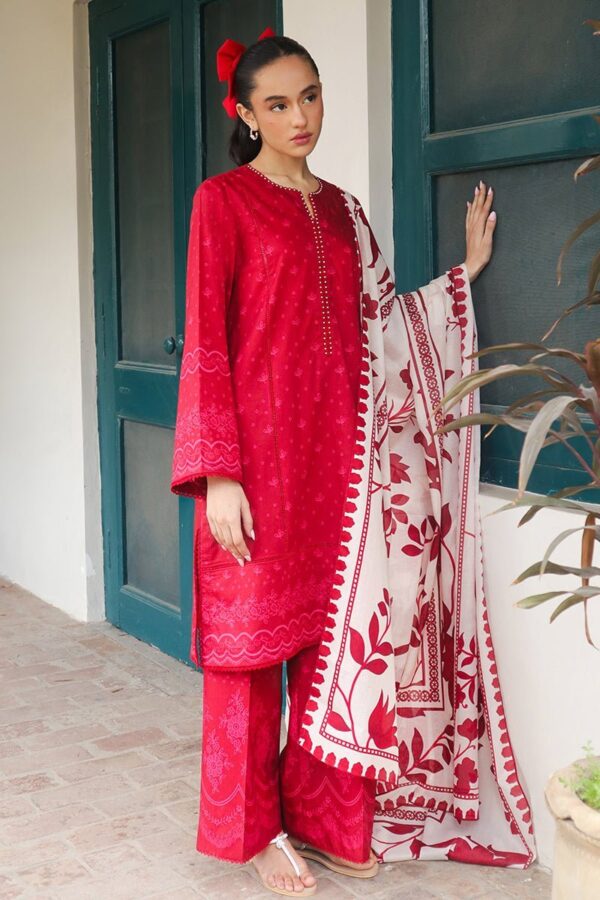 Cross Stitch Scarlet Sage 3 Piece Printed Lawn Suit