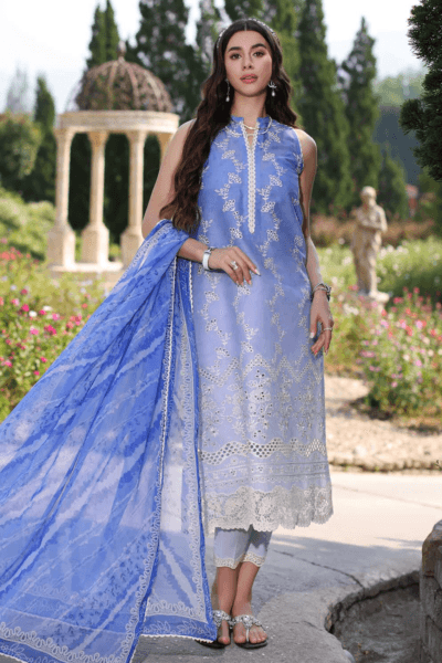 Noor By Saadia Asad Eid Luxe Printkari NL24 08 Lawn Collection 24