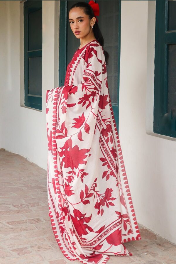 Cross Stitch Scarlet Sage 3 Piece Printed Lawn Suit