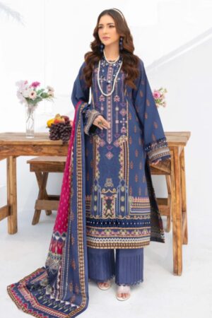 Humdum Saira Bano Hb24 06 Lawn Collection