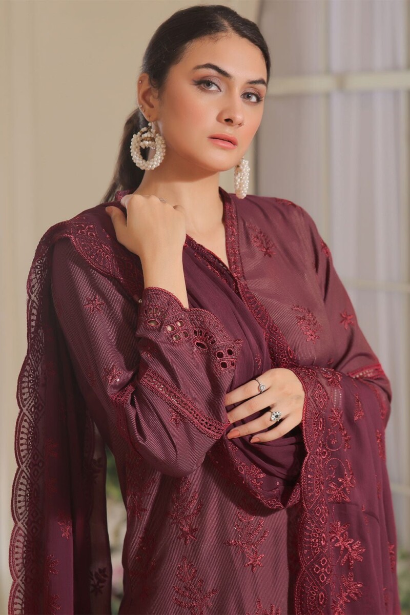 Safwa Aura Masuri Premium Suc-07 Masuri Premium Embroidered Collection 2024