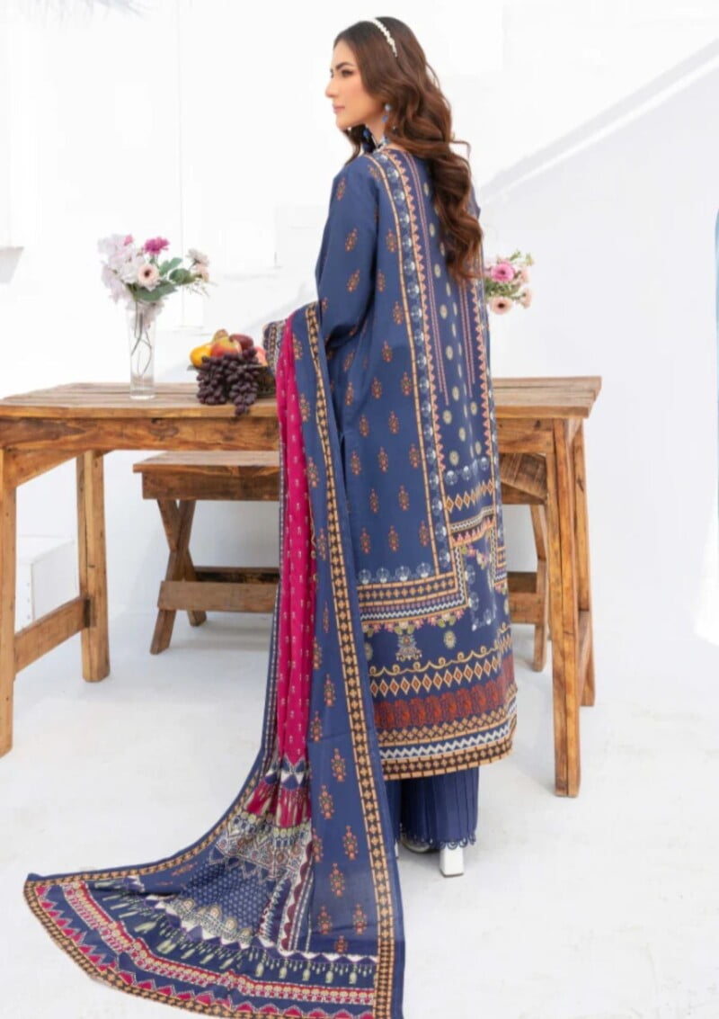 Humdum Saira Bano Hb24 06 Lawn Collection