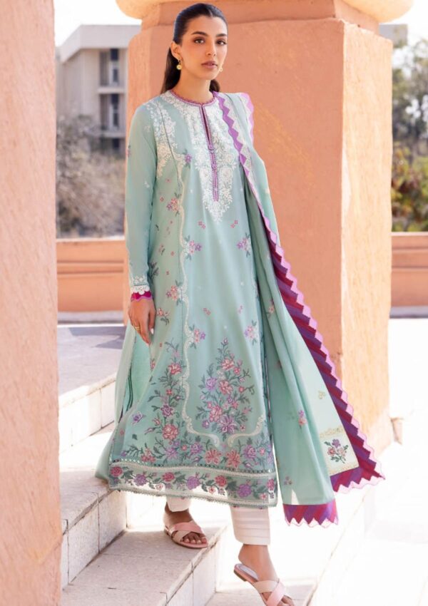 Zaha Unstitched Zl24 02A Lawn Collection 24