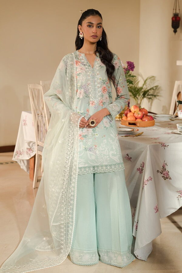 Cross Stitch Pearl Floral 3 Piece Embroidered Lawn Suit