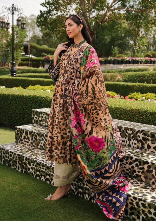 Elaf Premium Printed Eep 06A Menagerie Lawn Collection 24