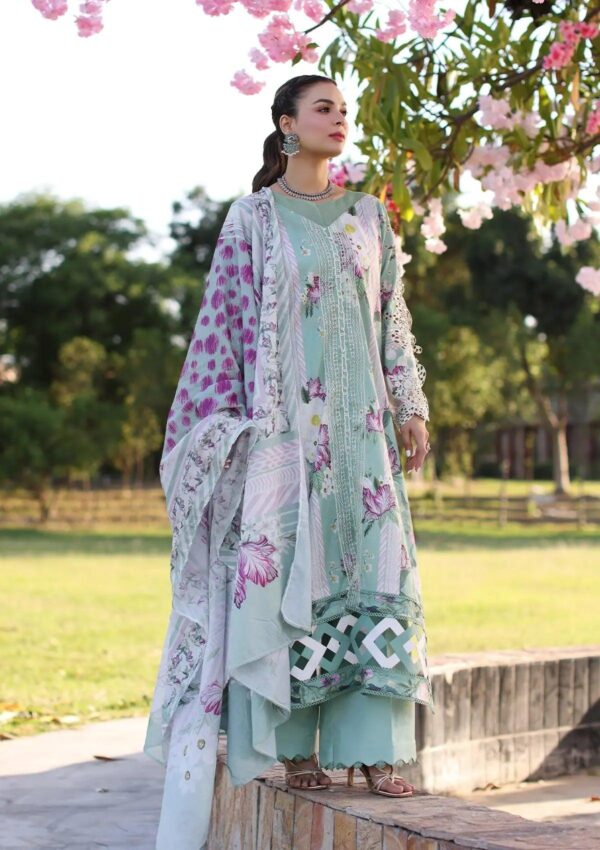 Elaf Eck 05B Celestial Print Chikankari 2024