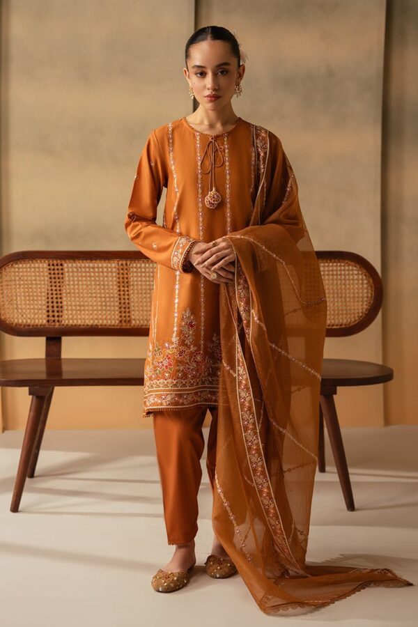 Cross Stitch Rustic Aura 3 Piece Embroidered Lawn Suit